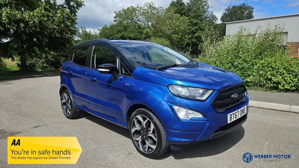 Used Ford Ecosport ST-Line 125 HP (91 kW) 2018 Blue SUV