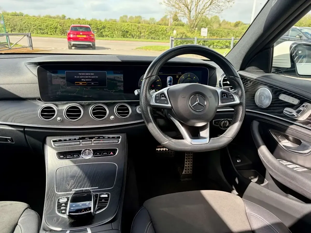 Begagnad Mercedes E350 AMG line 258 HK (189 kW) 2018 Vit Sedan
