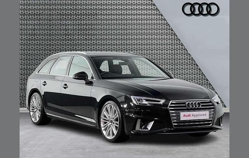 Used Audi A4 S-Line 147 HP (108 kW) 2019 Black Estate