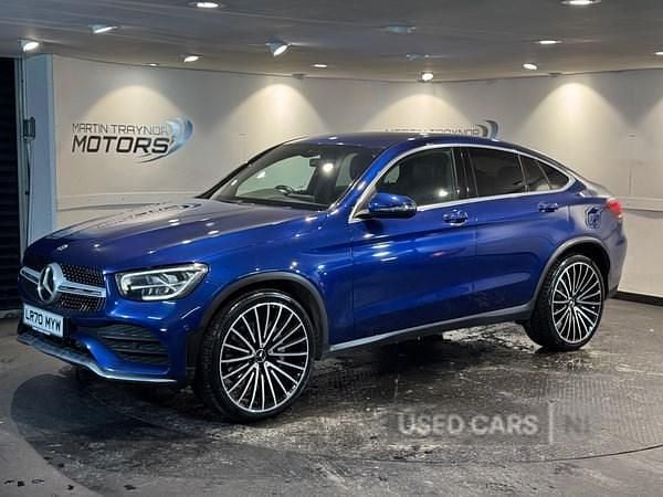 Used Mercedes GLC220 AMG line 2020 Blue Coupe