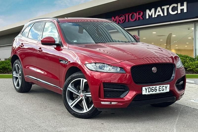 Red Used 2016 Jaguar F-Pace R-Sport SUV | £14,990 (Good price) - Image 1/4