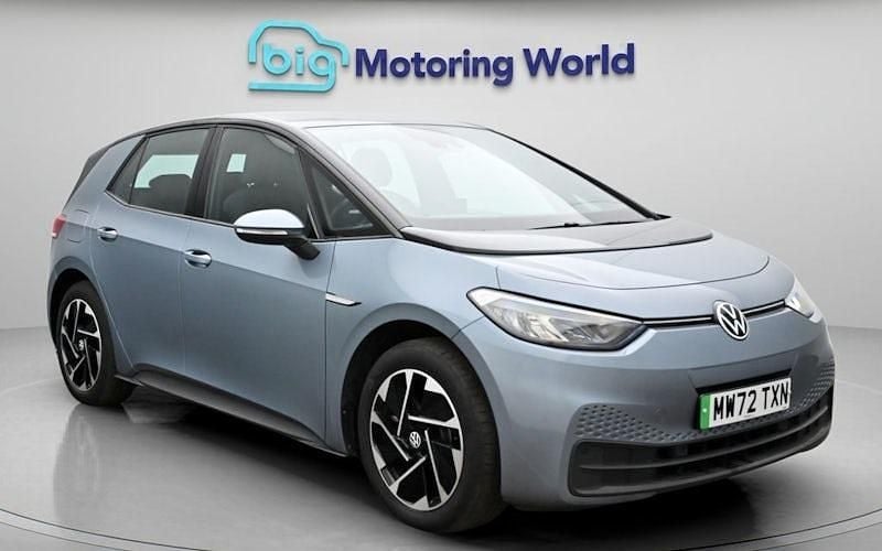 Used VW ID.3 Pure 110 kW (150 HP) 2021 Blue Hatchback