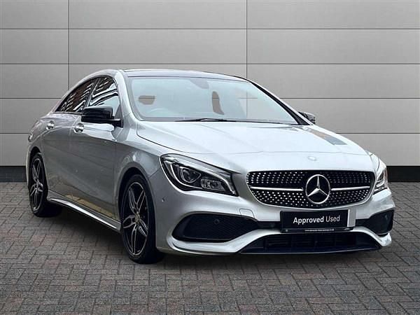 Silver Used 2017 Mercedes CLA180 AMG line Sedan | £14,490 (Fair price) - Image 1/4