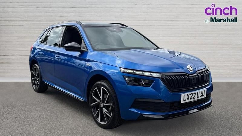 Used Skoda Kamiq Monte Carlo 110 HP (80 kW) 2022 Blue SUV