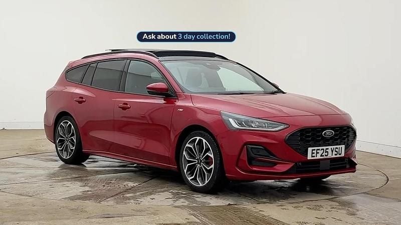 Used Ford Focus ST-Line X 155 HP (114 kW) 2025 Red Estate