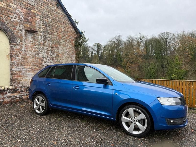 Blue Used 2014 Skoda Rapid Elegance Hatchback | £4,995 (A bit pricey) - Image 1/4