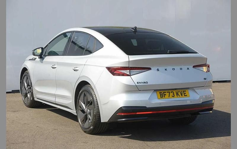 Used Skoda Enyaq iV vRS 219 kW (299 HP) 2023 Silver SUV