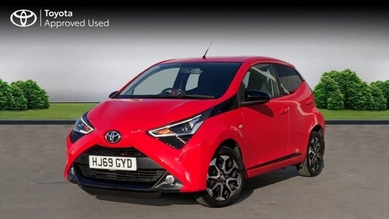 Used Toyota Aygo Trend 72 HP (52 kW) 2019 Red Hatchback