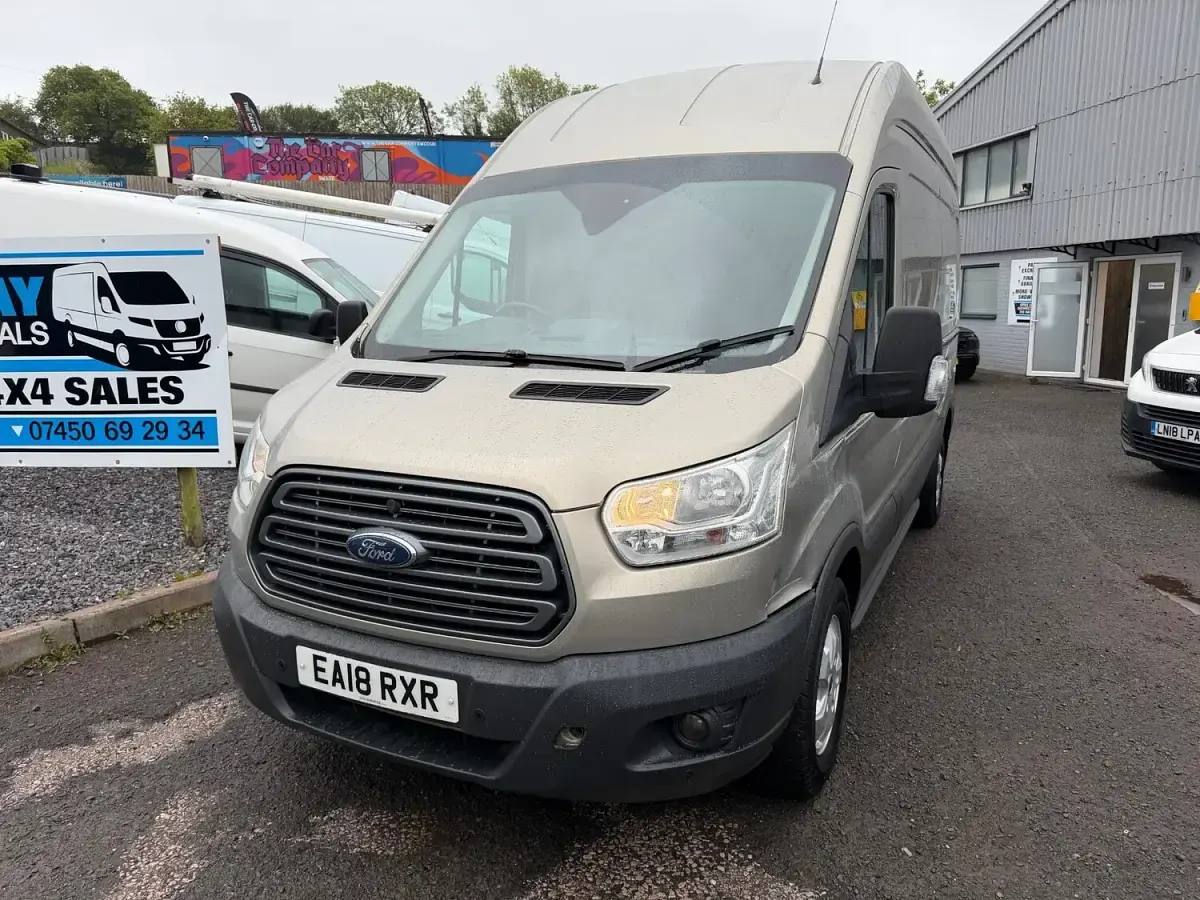 Used Ford Transit 130 HP (95 kW) 2018 Silver Van