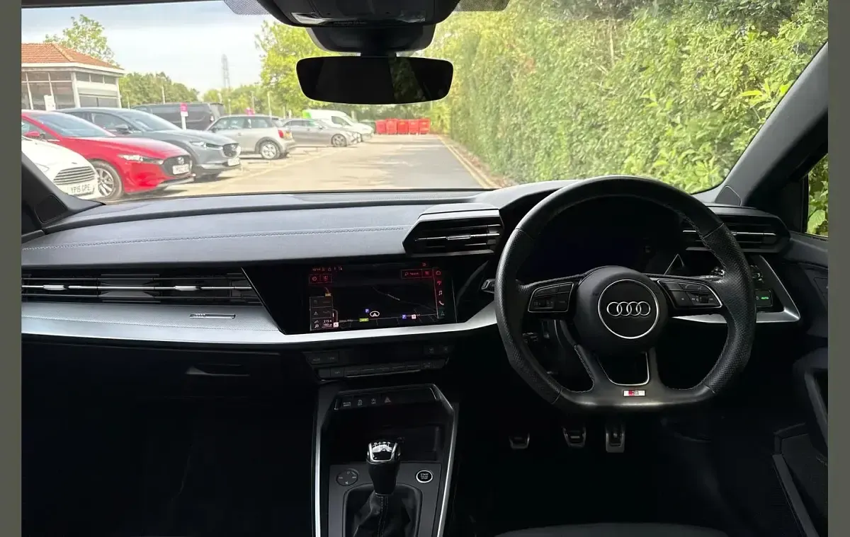 Used Audi A3 S-Line 147 HP (108 kW) 2022 Black Sedan