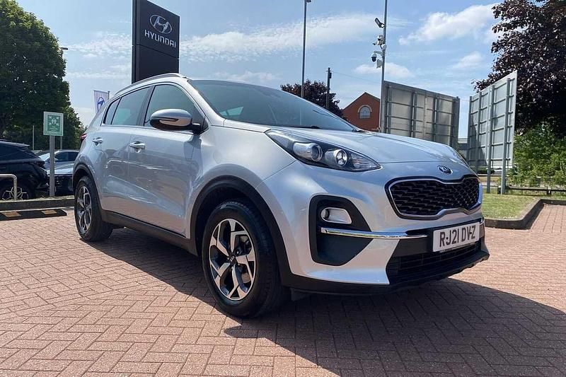 Silver Used 2021 Kia Sportage SUV | £14,750 (Good price) - Image 1/4