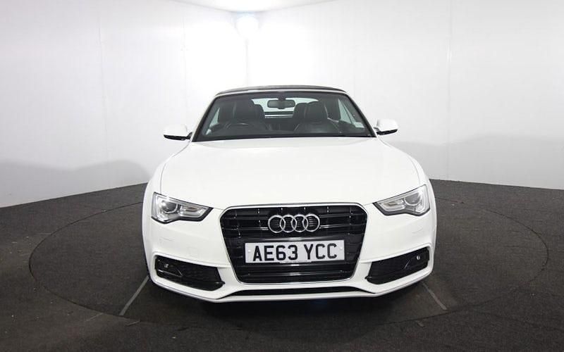 Used Audi A5 Cabriolet S-Line 225 HP (165 kW) 2013 White Cabriolet