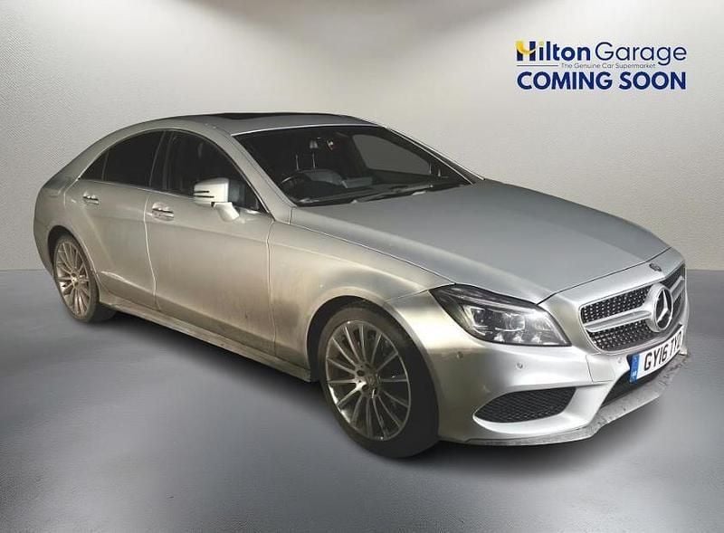Silver Used 2016 Mercedes CLS220 AMG line Coupe | £14,150 (Fair price) - Image 1/1
