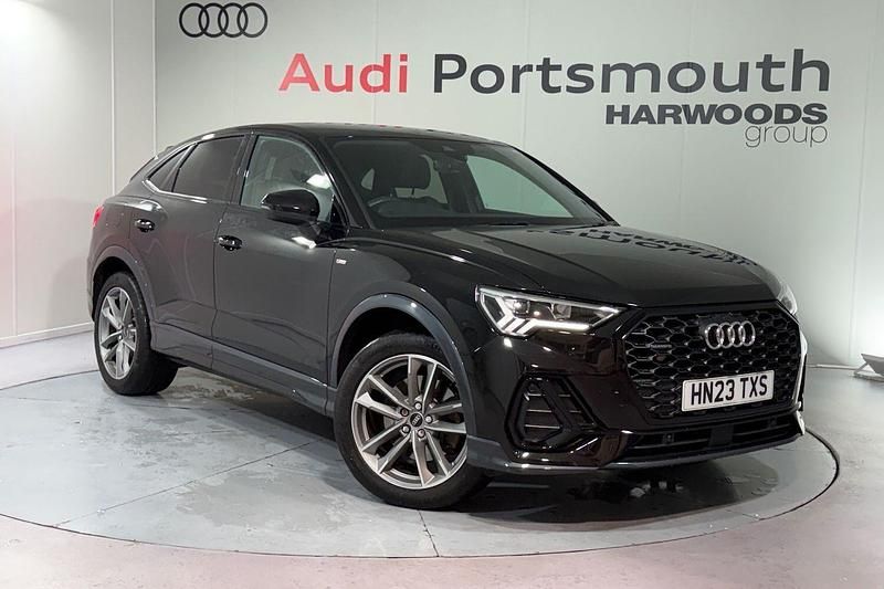 Black Used 2023 Audi Q3 Sportback Black Edition SUV | £37,990 (Fair price) - Image 1/4