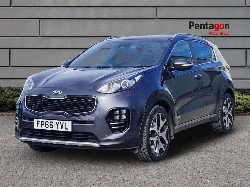 Used Kia Sportage GT-Line 134 HP (98 kW) 2017 Silver SUV