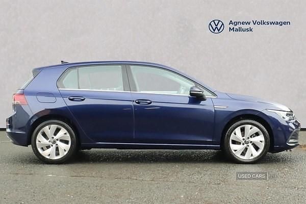 Used VW Golf VII Style 130 HP (95 kW) 2021 Blue Hatchback