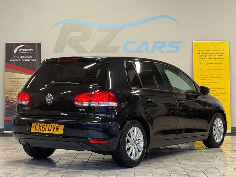 Used VW Golf VI S 105 HP (77 kW) 2011 Black Hatchback