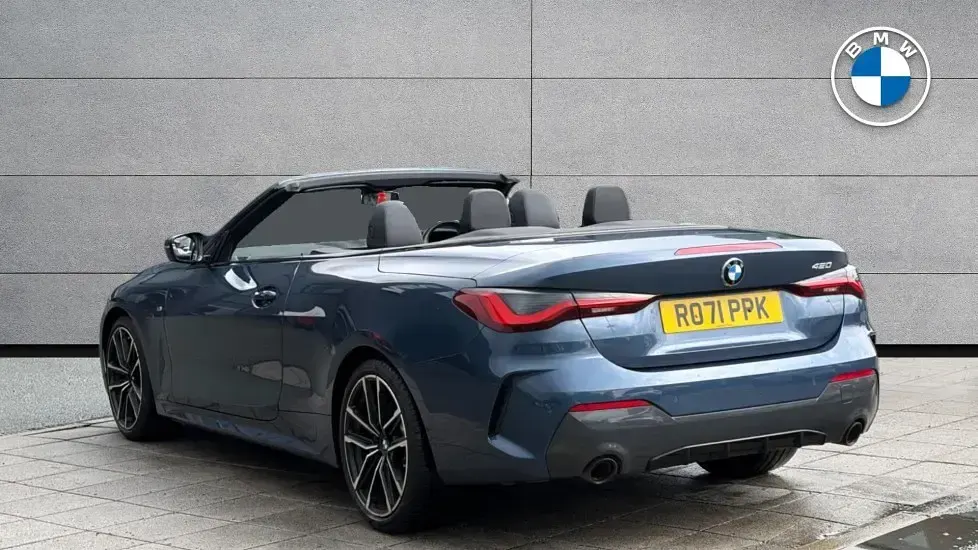Usado BMW 420 M Sport 192 HP (141 kW) 2021 Azul Cabrios