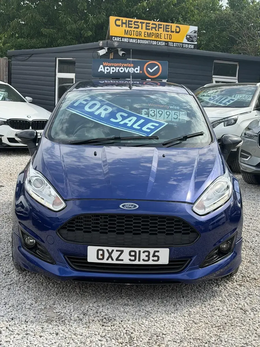 Used Ford Fiesta ST-Line 140 HP (102 kW) 2017 Blue Hatchback
