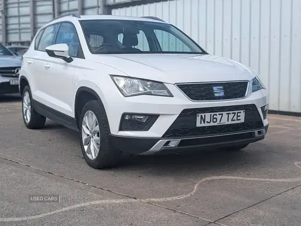 Käytetty Seat Ateca Ecomotive 115 HP (84 kW) 2017 Valkoinen Katumaasturi