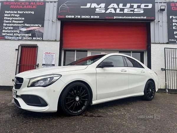 Used Mercedes CLA200 AMG line 136 HP (100 kW) 2016 White Sedan