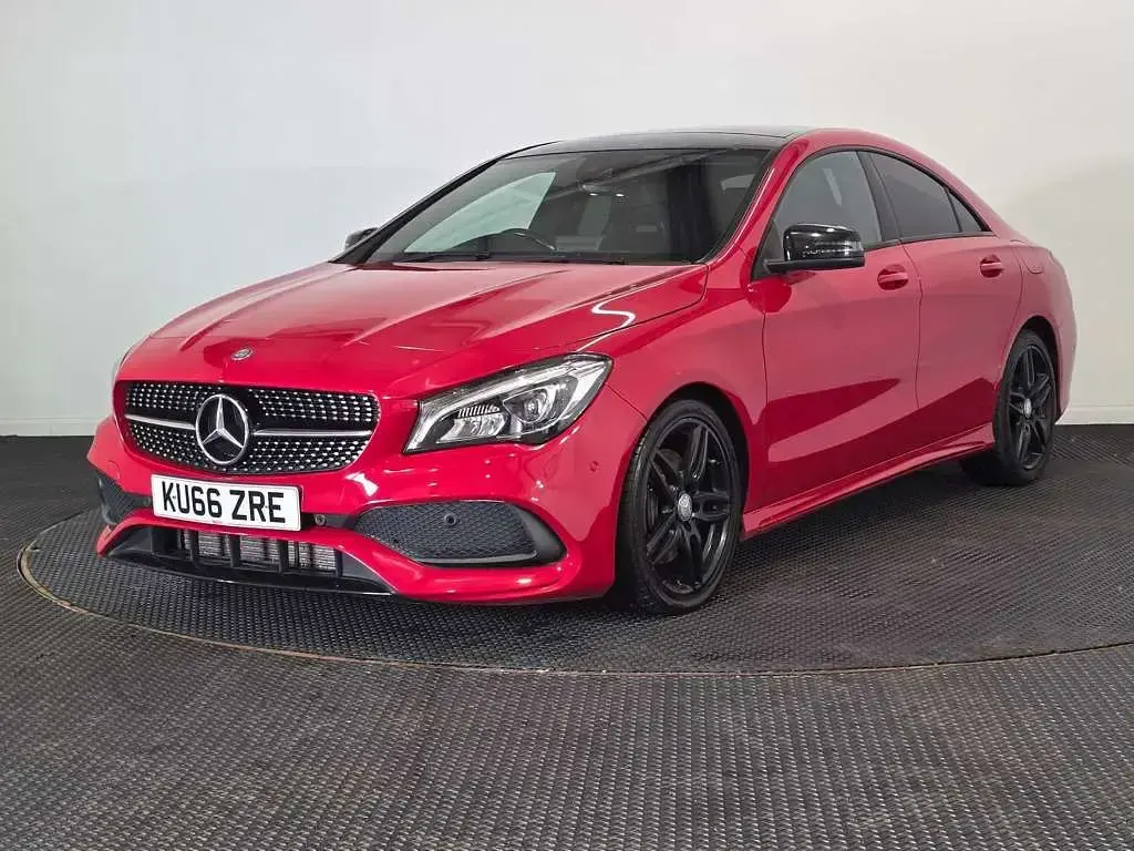 Used Mercedes CLA220 AMG line 2016 Red Coupe