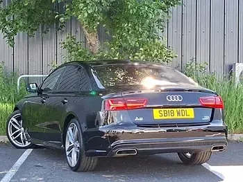 Used Audi A6 Black Edition 320 HP (235 kW) 2018 Black Sedan