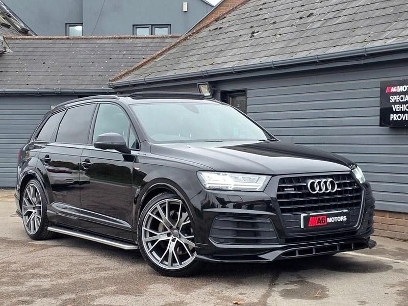 Black Used 2018 Audi Q7 Black Edition SUV | £29,690 (Fair price) - Image 1/2