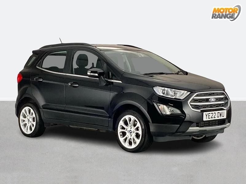 Black Used 2022 Ford Ecosport Titanium SUV | £12,295 (Fair price) - Image 1/4