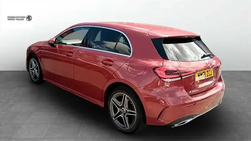 Used Mercedes A250 AMG line 2021 Red Hatchback