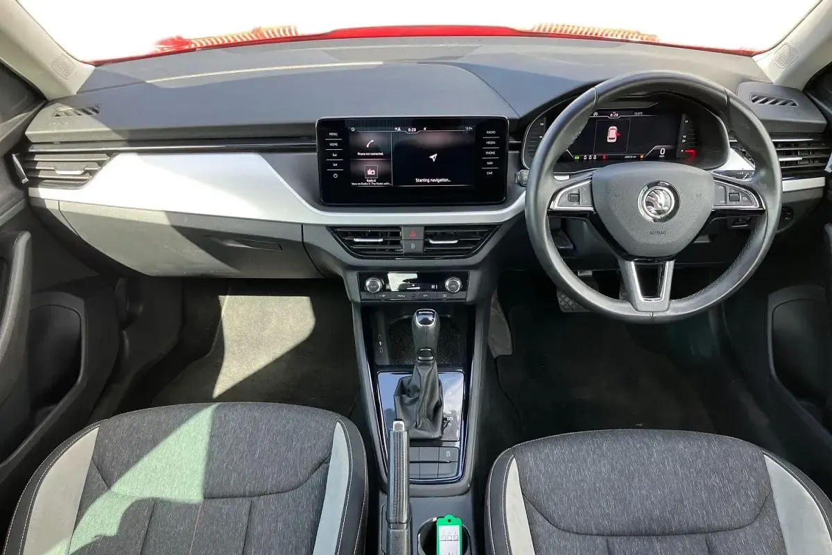 Used Skoda Kamiq SE L 116 HP (85 kW) 2020 Red SUV