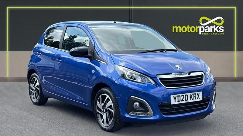 Calvi blue metallic Used 2020 Peugeot 108 Allure Hatchback | £8,300 (Fair price) - Image 1/4