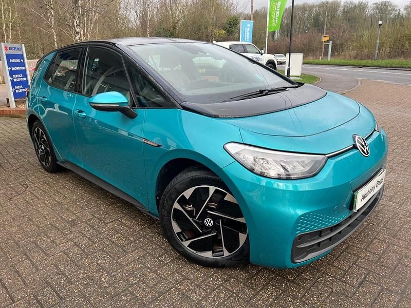 Used VW ID.3 Pro Performance 150 kW (204 HP) 2021 Turquoise Hatchback
