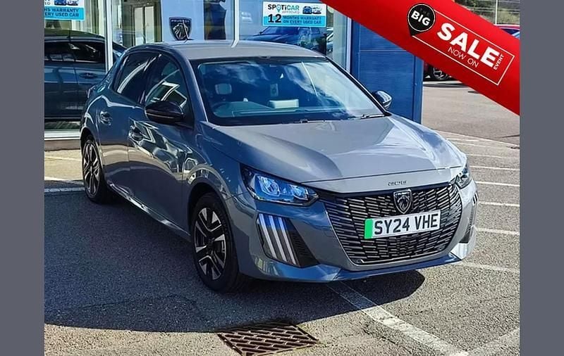 Grey Used 2024 Peugeot e-208 Style Hatchback | £17,295 (Fair price) - Image 1/4