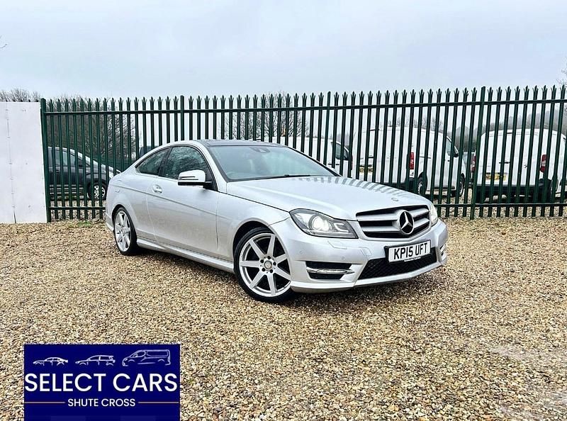 Silver Used 2015 Mercedes C220 Sport Edition Coupe | £8,995 - Image 1/4