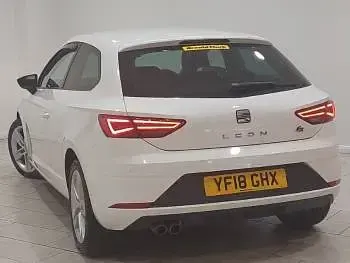 Used Seat Leon FR 150 HP (110 kW) 2018 White Hatchback