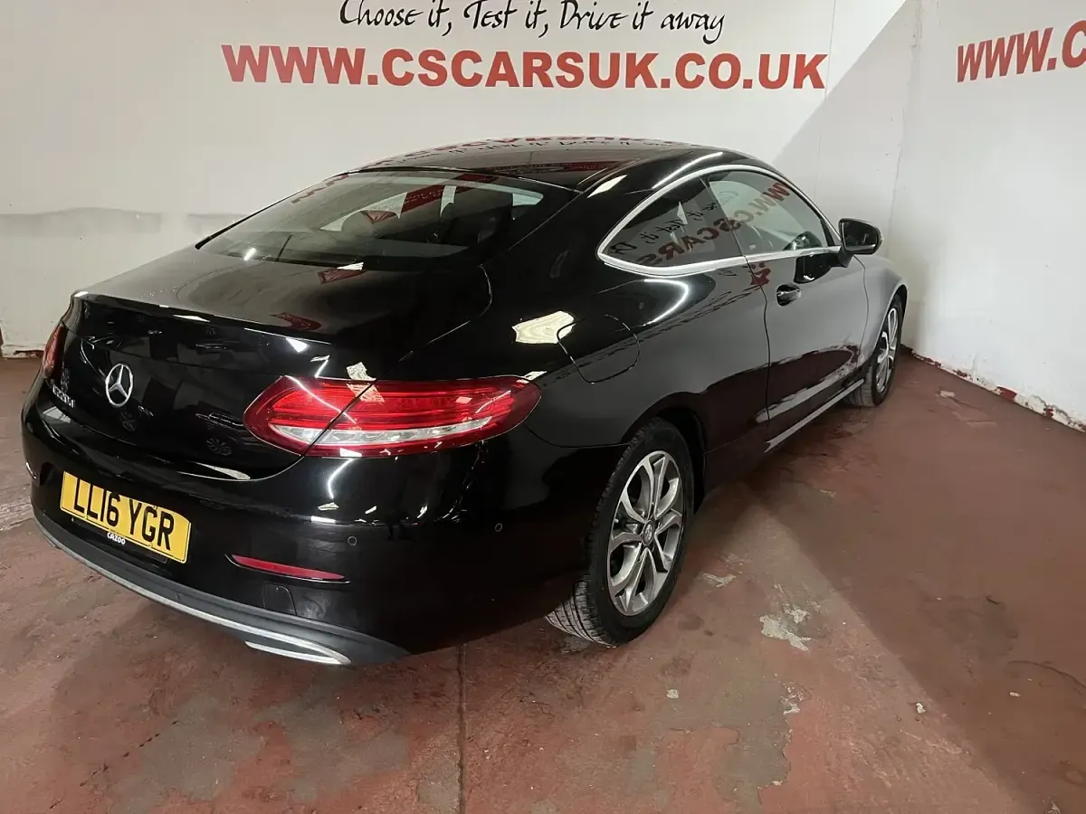 Used Mercedes C220 2016 Black Coupe