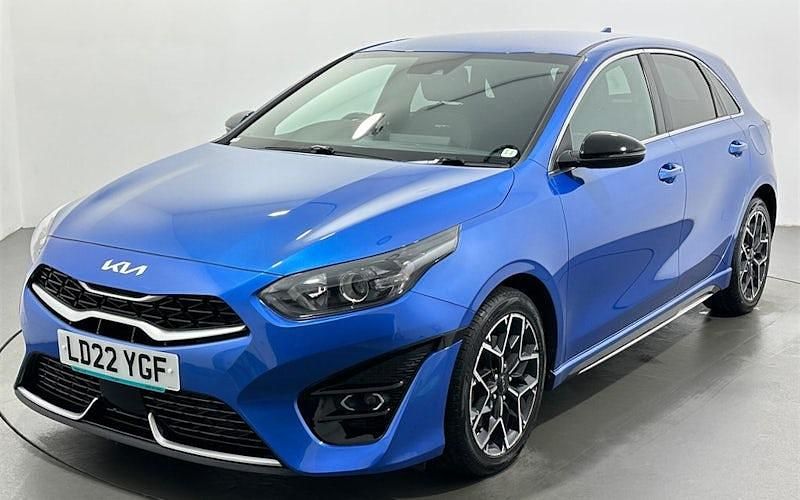 Used Kia Ceed GT-Line 160 HP (117 kW) 2022 Blue Hatchback
