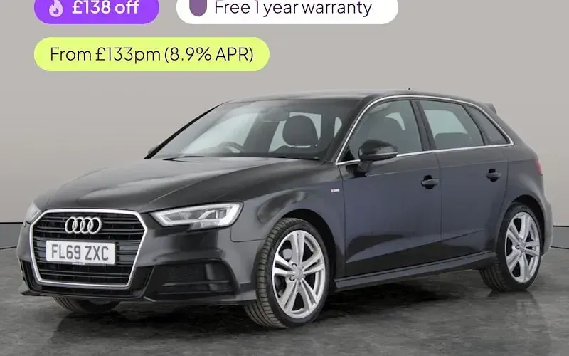 Used Audi A3 Sportback S-Line 116 HP (85 kW) 2019 Hatchback