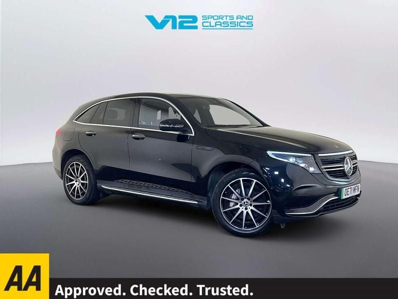 Used Mercedes EQC400 AMG line 300 kW (408 HP) 2022 Black SUV