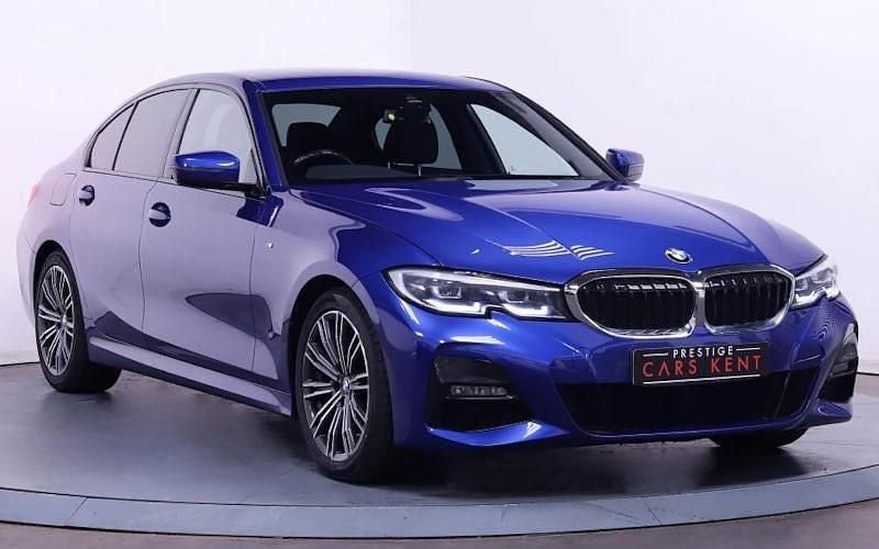 Blue Used 2021 BMW 320 M Sport Sedan | £22,593 (Fair price) - Image 1/4