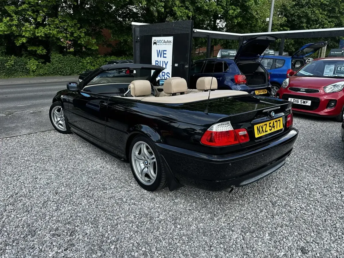 Used BMW 318 Cabriolet M Sport 2006 Black Cabriolet