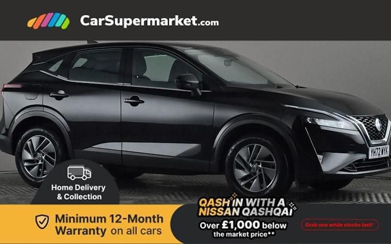 Black Used 2022 Nissan Qashqai Acenta Premium SUV | £14,197 (Good price) - Image 1/4