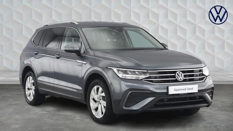 Grey Used 2022 VW Tiguan Allspace Life SUV | £25,128 (Good price) - Image 1/4