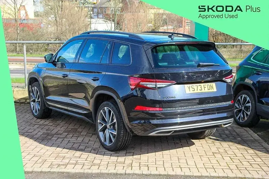 Used Skoda Kodiaq SportLine 150 HP (110 kW) 2023 Black magic pearl effect SUV