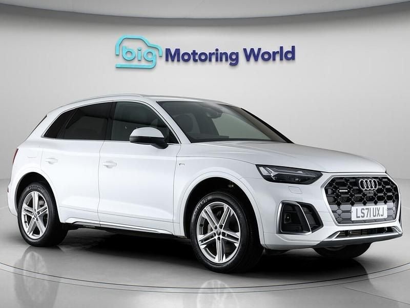 White Used 2021 Audi Q5 S-Line SUV | £28,200 (Good price) - Image 1/4