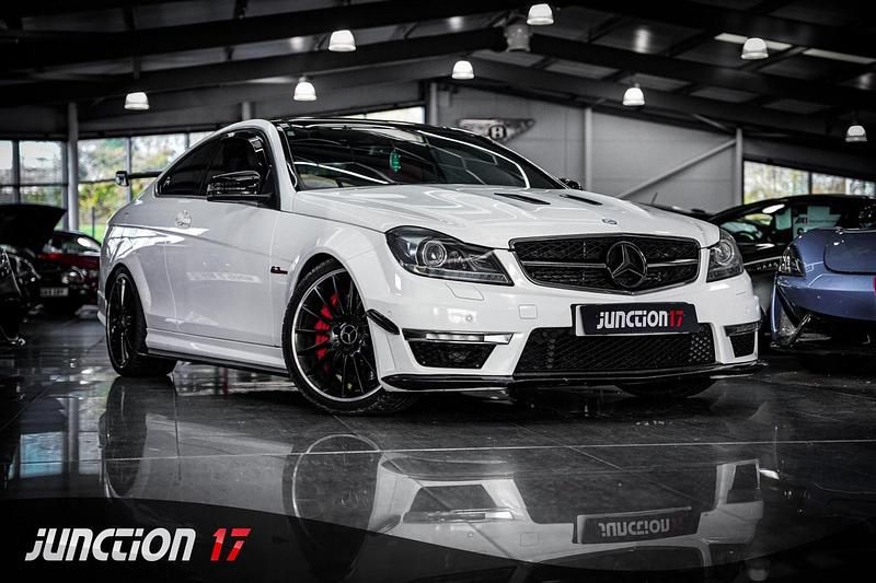 White Used 2013 Mercedes C63 AMG Coupe | £19,988 (Fair price) - Image 1/4