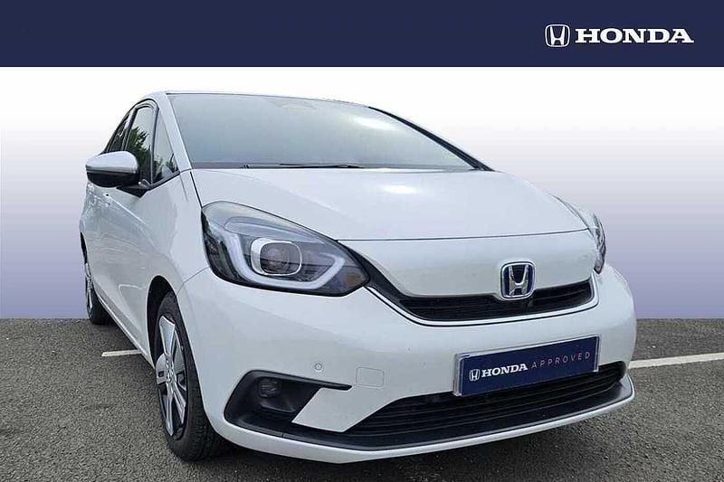 Platinum white Used 2020 Honda Jazz Hybrid Hatchback | £16,290 (Fair price) - Image 1/4