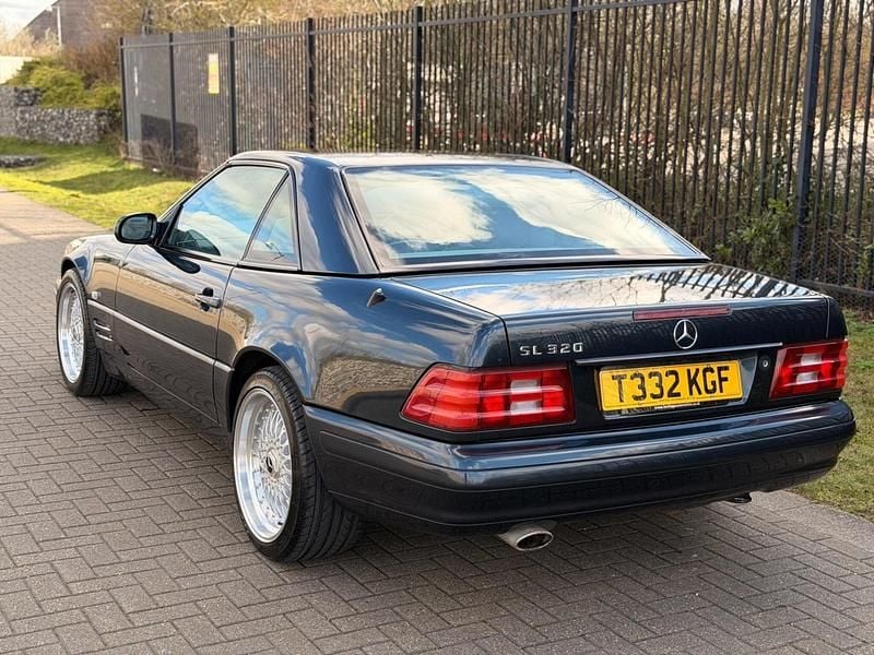 Used Mercedes SL320 1999 Blue Cabriolet