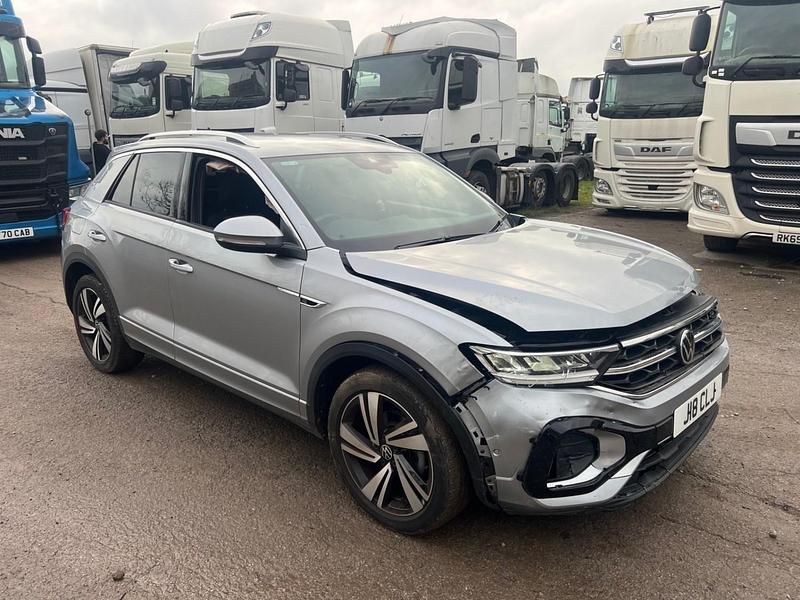Silver Used 2024 VW T-Roc R-line SUV | £13,995 - Image 1/4